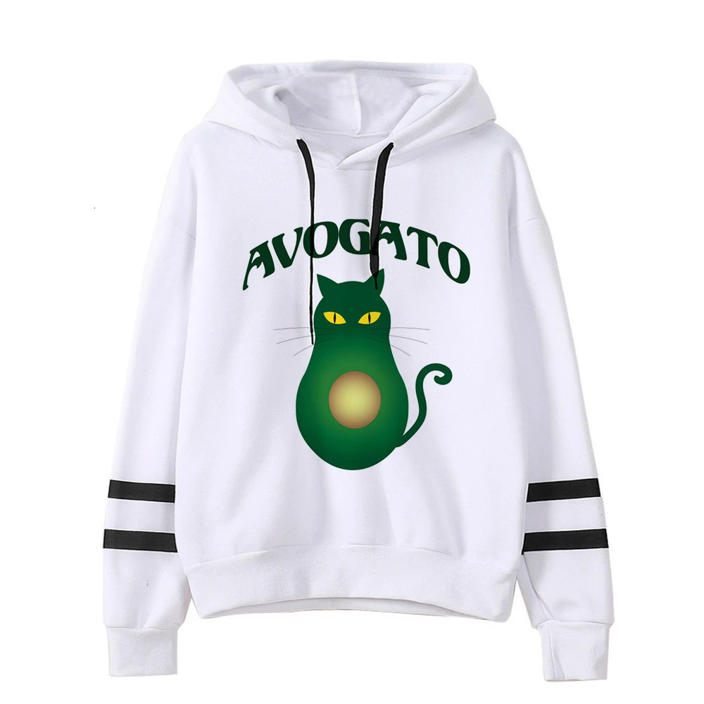 1515 Авокадо толстовки модные маленькие свежие 90s для женщин Vegan Kawaii мультфильм Harajuku милые кофты теплые женские Ullzang Графический Hoody - Цвет: 1515
