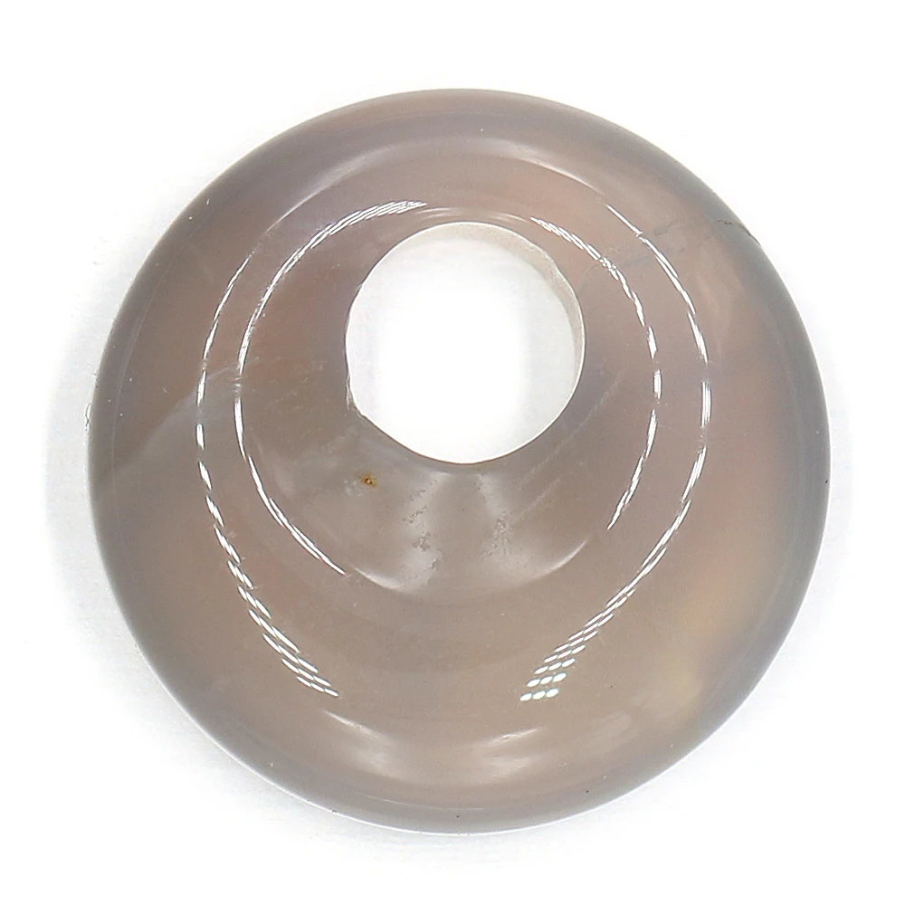 2Pcs Natural Stone Pendants Round Lapis lazuli BIg Hole India Agates Charms for Jewelry Necklace Earring Accessories 18mm