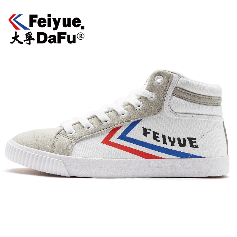 Feiyue/Коллекция 218 года; парусиновая обувь с высоким берцем; Мужская и женская обувь; оригинальные кроссовки Knight; Повседневная дышащая Нескользящая Вулканизированная обувь на плоской подошве