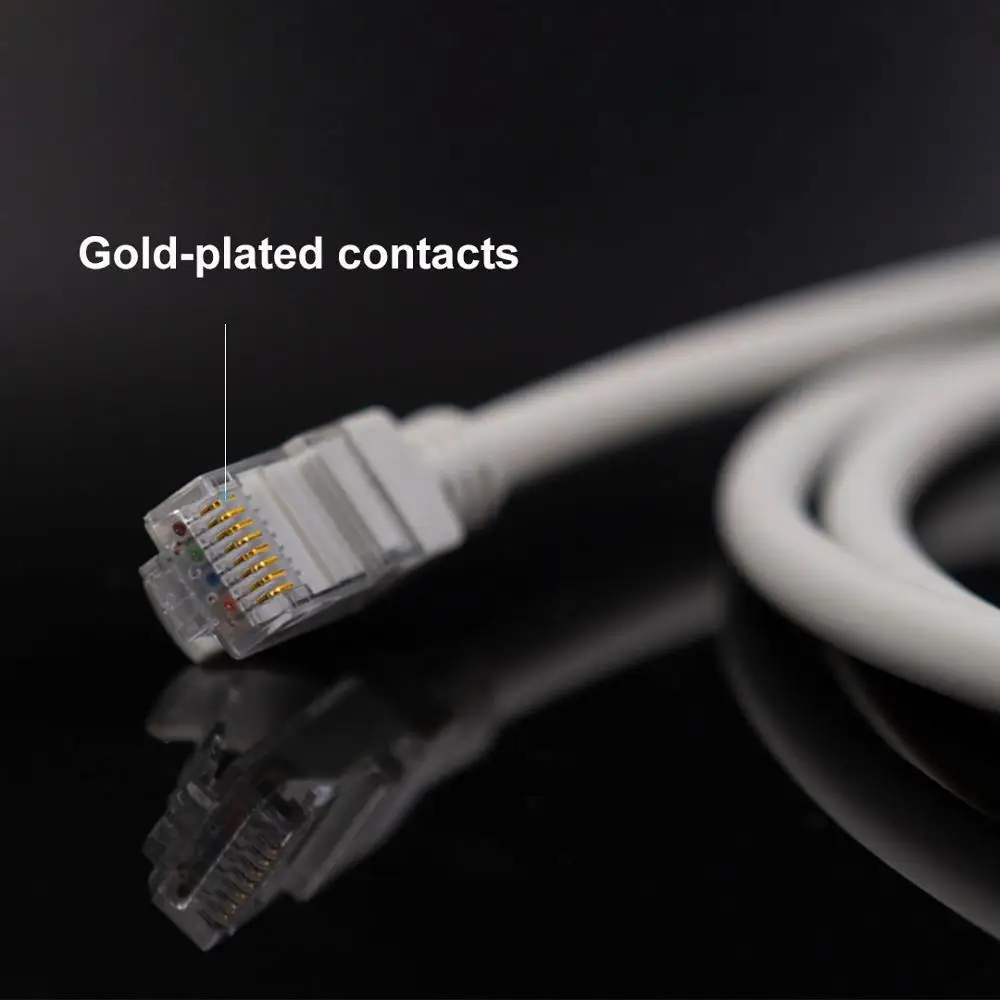 Xiaomi Mijia Youpin гигабитный сетевой кабель 1000 Мбит/с стабильный и не застревающий поставляется с RJ45 CAT6 порт 1 м/2 м для офиса и дома