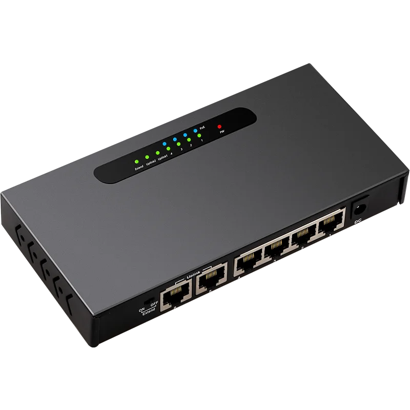 Сетевой Ethernet-коммутатор af/at 4 + 2 порта 100 Мбит/с полный/полудуплексный сетевой