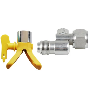 

7/8Inch F-7/8Inch M Universal Swivel Joint with Sprayer Base Guard & 517 Tip for Airless Spraying Machine Sprayer