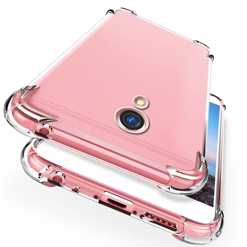 

For Meizu M5 M6 Note Clear Transparent Soft Case Cover For Meizu M5S M6S M5 M6 Shockproof Silicone TPU Case Back Cover