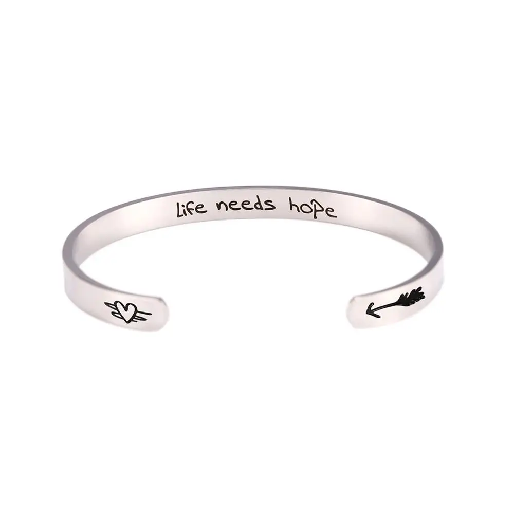 Array Magnetic Hematite Copper Bracelet Men's Health Bracelets with Hook Buckle Clasp Therapy Bangles Man Health Care Jewelry - Окраска металла: quote bracelet