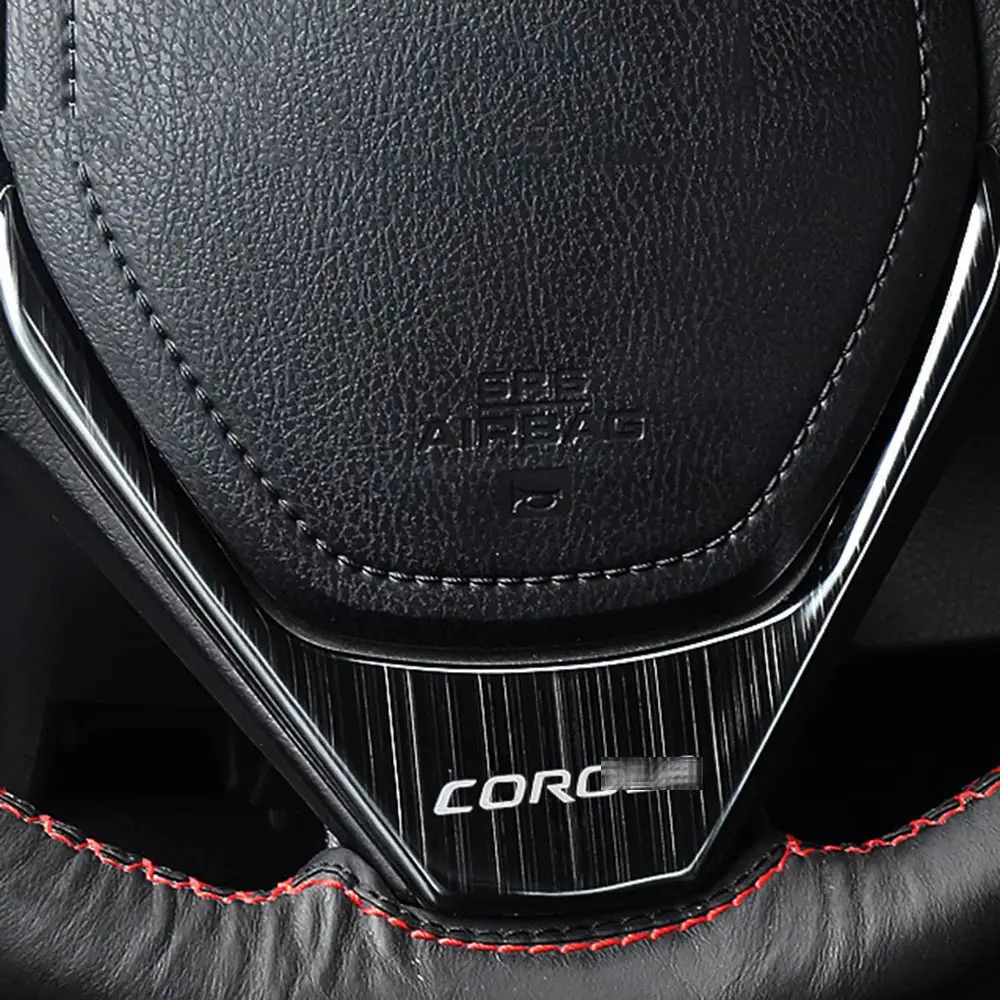 Накладка на руль для TOYOTA COROLLA E170 аксессуары для стайлинга автомобилей - Название цвета: A