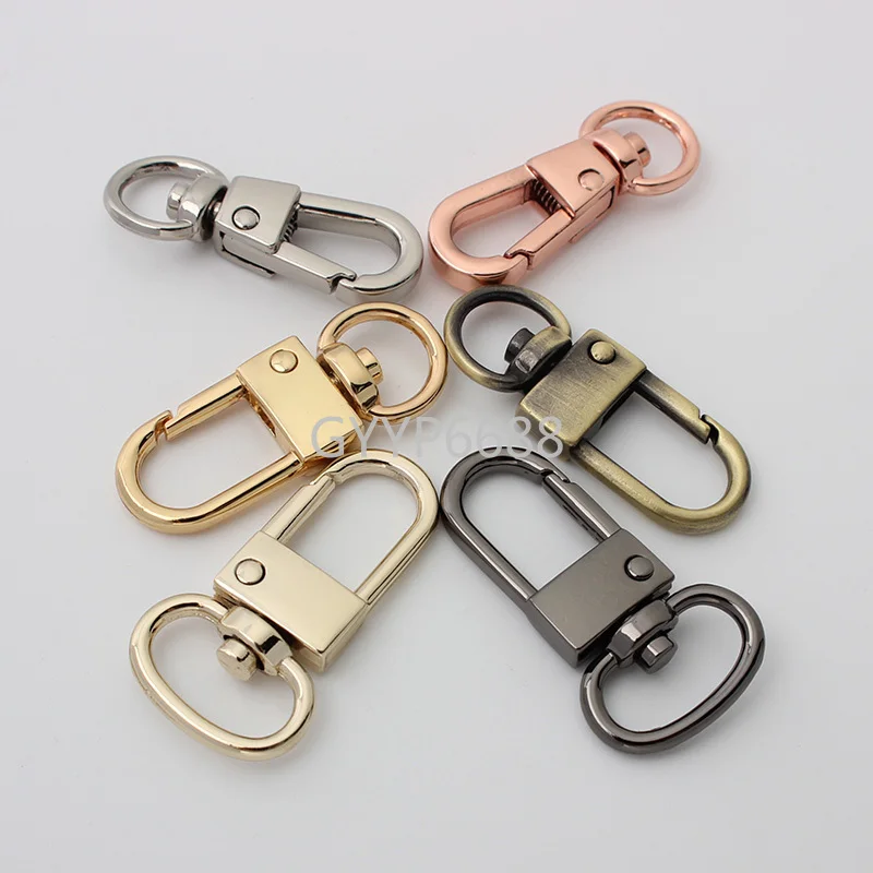 9mm Rainbow Swivel Clasp Dog Collar Hook Strap Purse Clip Trigger Snaps  Lobster Buckle Backpack Handbag Hardware for Key Rings Keychain 10pcs  (Copper)