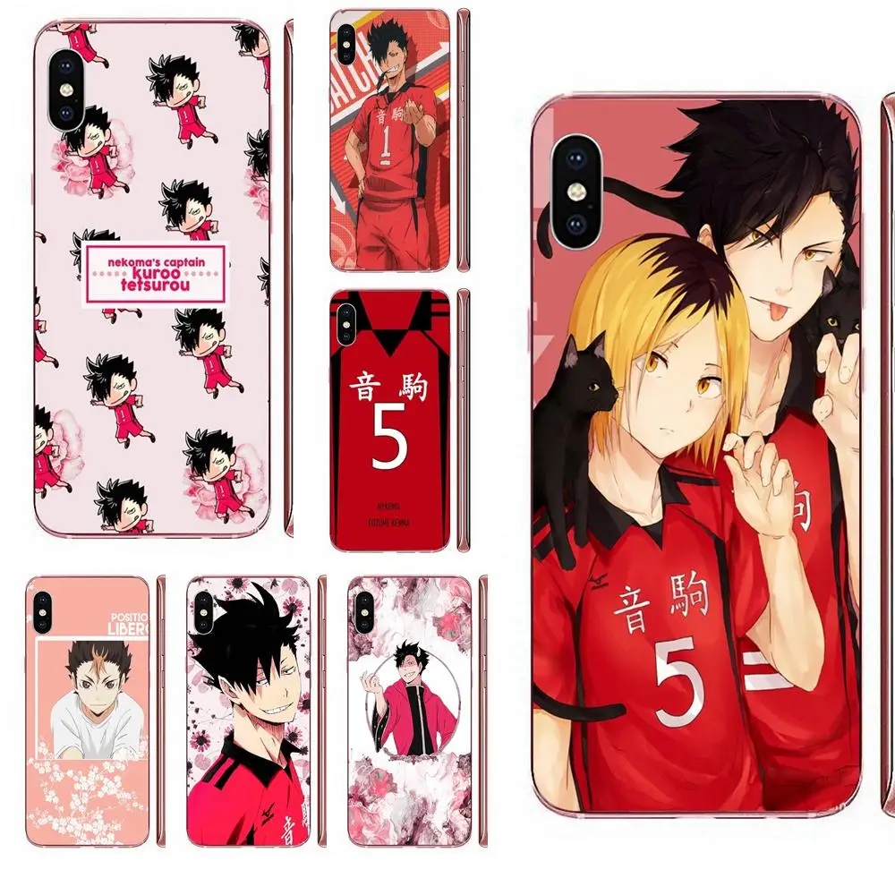 Anime Kuroo Tetsurou Haikyuu Character For Huawei Honor 10 10i 20 20i 8S lite Y9 Prime Y7 2019 Y5 2018 p40 pro Soft Design | Мобильные