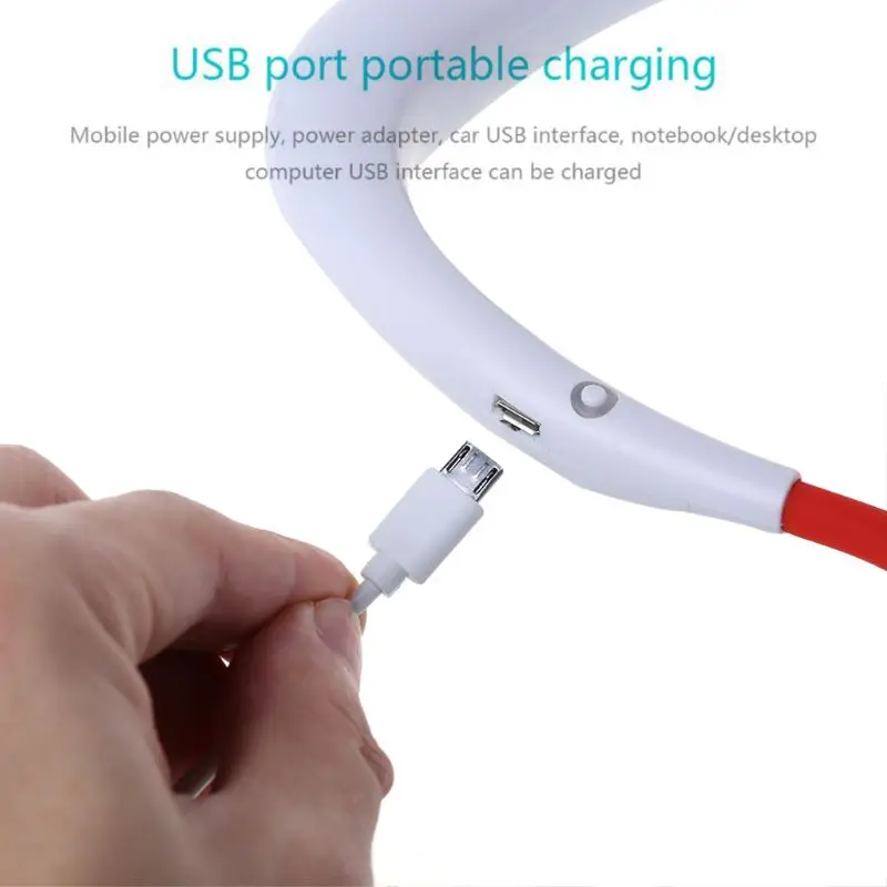 Hands-free шея полоса руки-свободно висящий USB перезаряжаемые двойные вентиляторы мини-вентилятор летом портативный