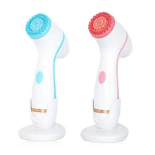 3 в 1 силиконовая электрическая Очищающая щетка для лица, удаление черных точек, очищающее средство для пор, машинка для мытья лица, устройство для мытья лица 40#1022