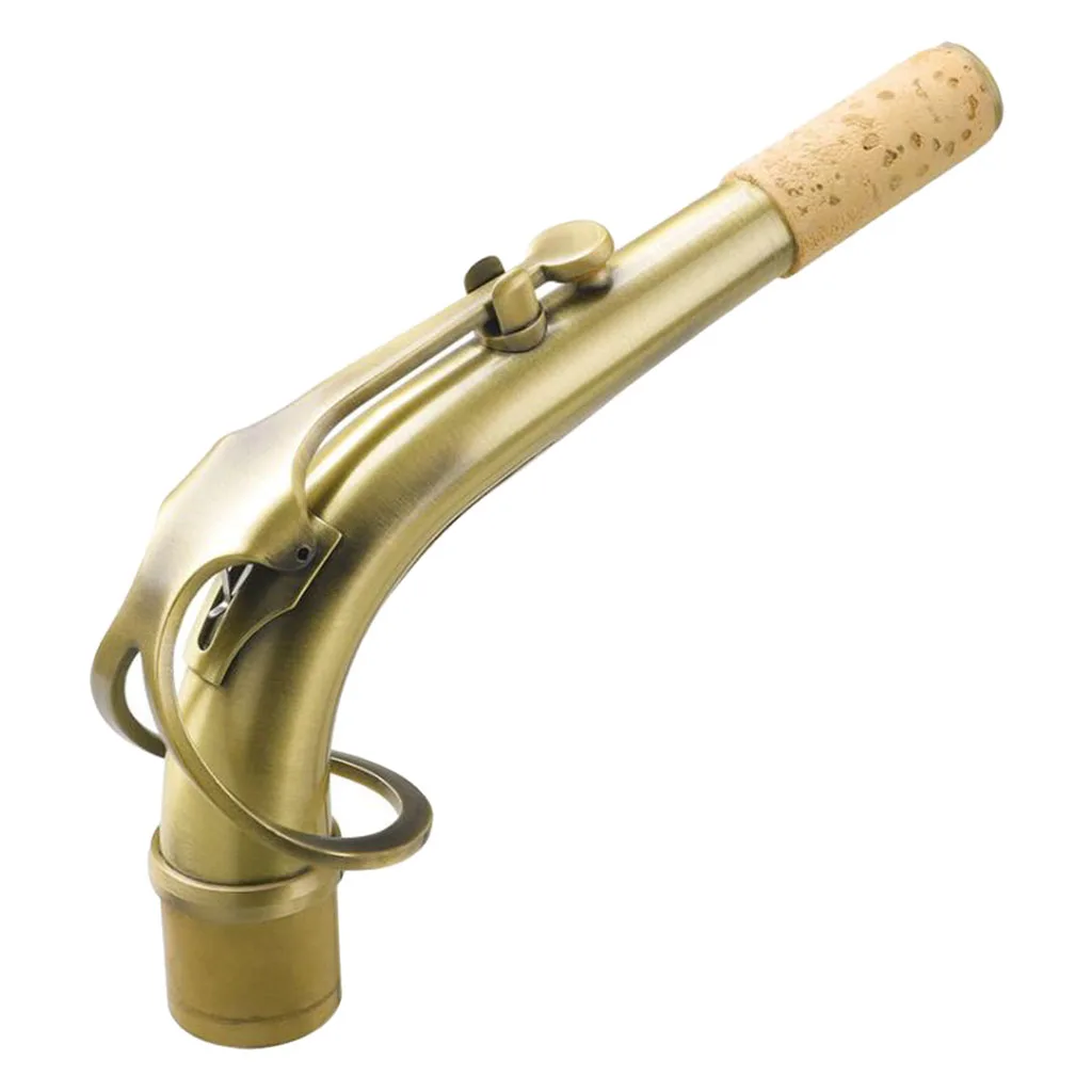 24,5 мм Диаметр Sax изгиб шеи для E Flate Alto Sax Античная зеленая латунная Шея