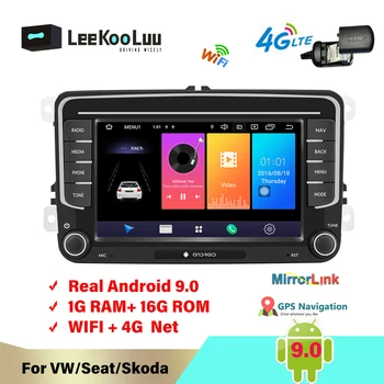 

LeeKooLuu Android 2 Din GPS Navigation Multimedia Player For VW Paasat B7 Golf 5 6 Sharan Caddy Polo Bara Skoda 2Din Car Radio