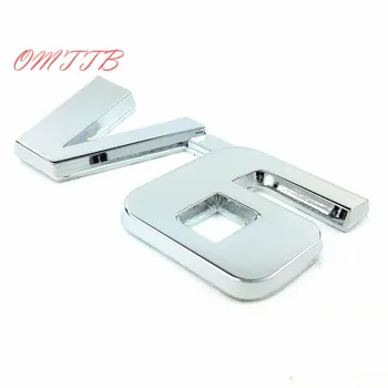 

3D Chrome V6 Emblem Badge Decal Trunk Auto Motor car Sticker for focus ST Fiesta Kuga Ranger Galaxy Fusion Car Styling