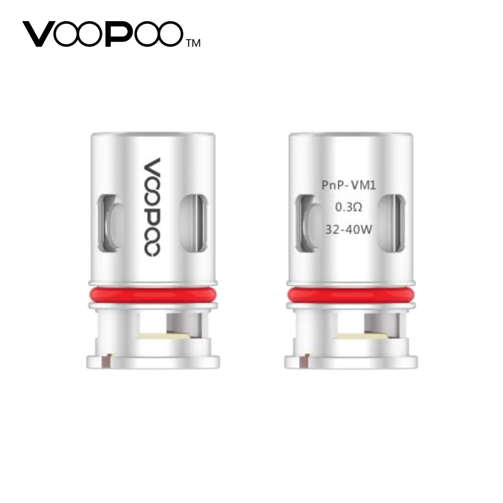Оригинальные 5-50 шт! VOOPOO PnP катушки 0,8 Ом/Ом сетки катушки/0.6ом RBA катушки для VOOPOO VINCI R/Vinci X/VINCI Mod Pod Kit
