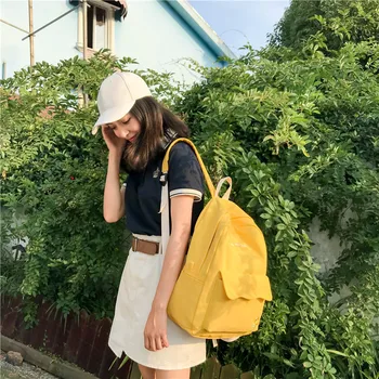 

New Women Waterproof Nylon Backpack Female embroidery Multi-pocket travel Backpacks student Book Bags Teenage girls school bags