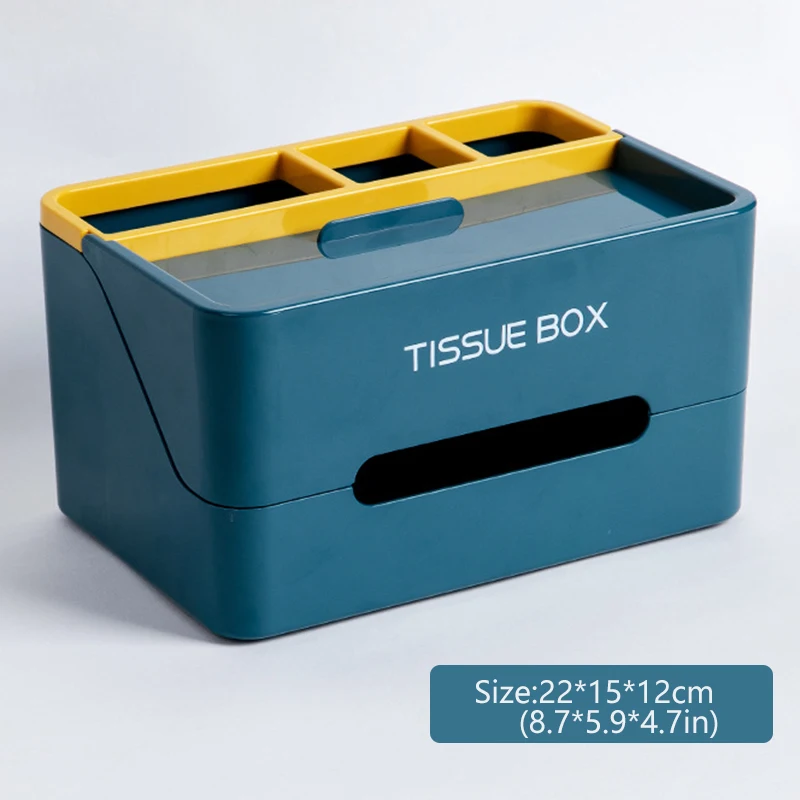 Multi-Function Tissue Box Cover & Tablet Stand
