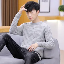 *#Best Price Sweater Men O-Neck Casual Gray Brown White Black Red Warm Sweater Plaid Long Sleeve Pullovers M L XL 2XL 3XL Sweaters *#Best Price Sweater Men O-Neck Casual Gray Brown White Black Red Warm Sweater Plaid Long Sleeve Pullovers M L XL 2XL 3XL Sweaters