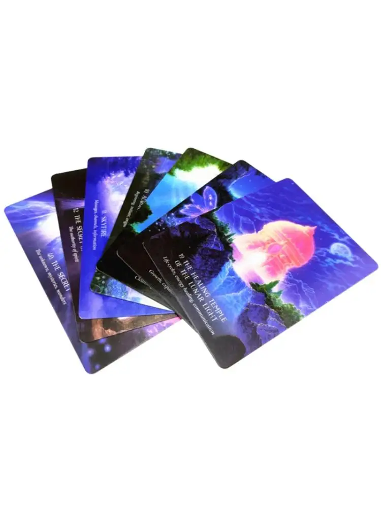 44 Cards Deck Oracle of the Hidden Worlds Full English Board Game Tarot Cards PXPF