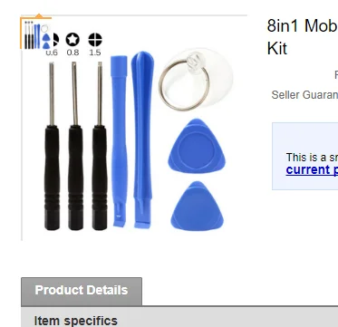 

8in1 Mobile Cell Phone Screen Opening Repair Tools Kit