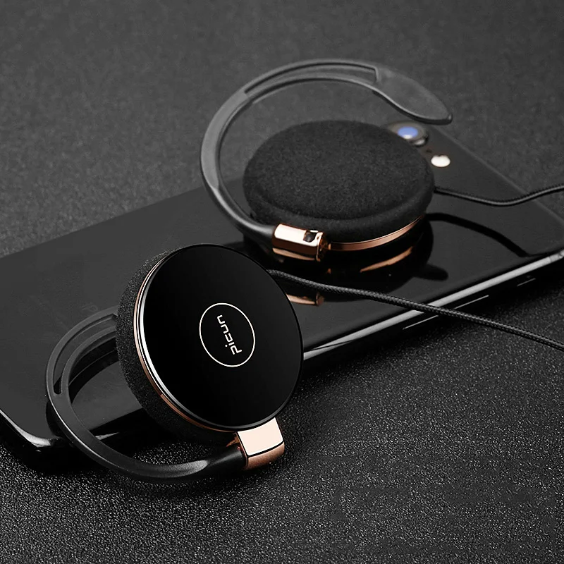 Picun L1 Stereo Ear Hook Sport Earphones for Smart Phone with Microphone Headset HiFi Running Headphones Volume Control Earpiece |