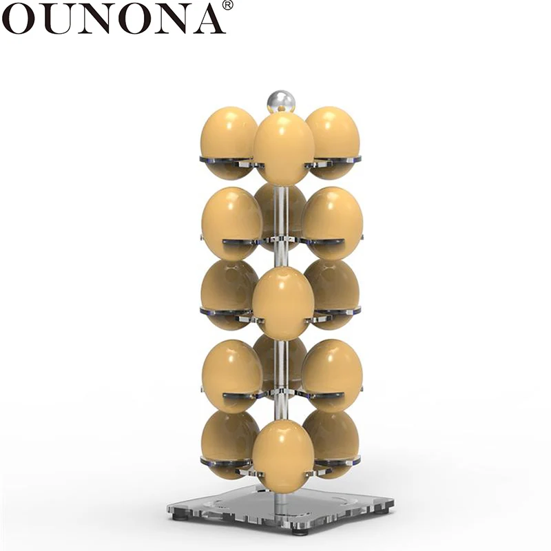 

OUNONA Egg Holder Portable 15 Grids Kitchen Egg Storage Rack Egg Shelf Rack Egg Storage Display Rack for Home Kitchen
