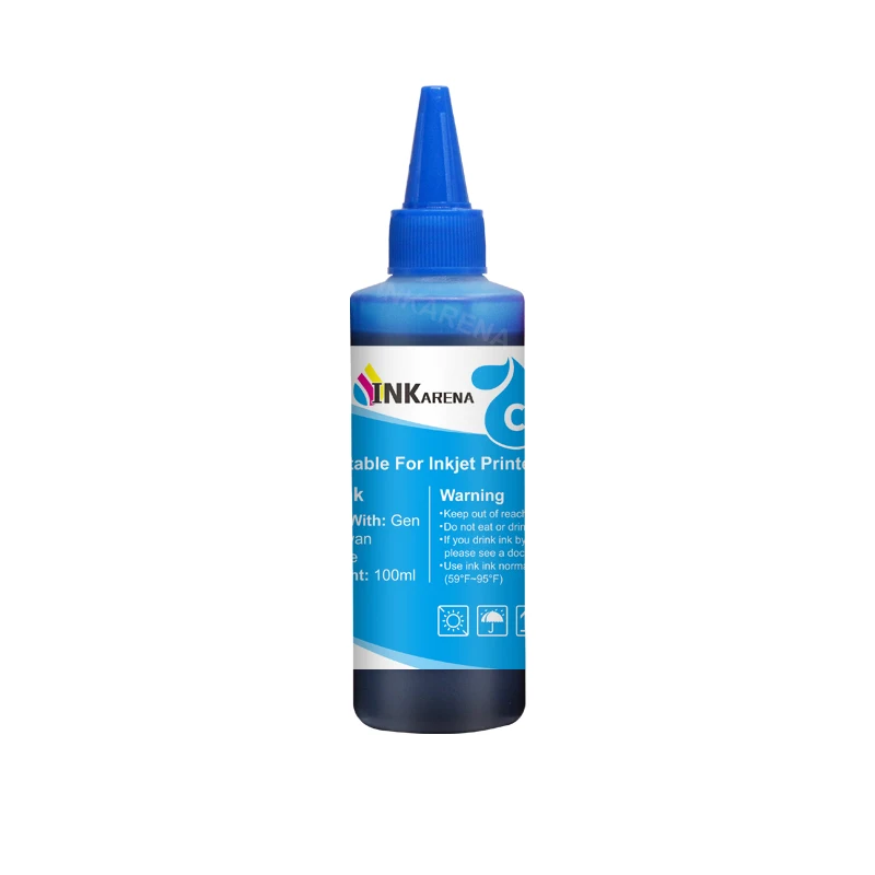 INKARENA Refill Ink Kit For Epson For Canon Dye Ink For HP For Brother Printer CISS Ink and Refillable Printer Ink Cartridges