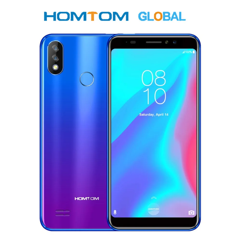 HOMTOM C8 мобильный телефон 5 &quot18:9 полный дисплей Android 8 1 MT6739 четырехъядерный 2 ГБ + 16