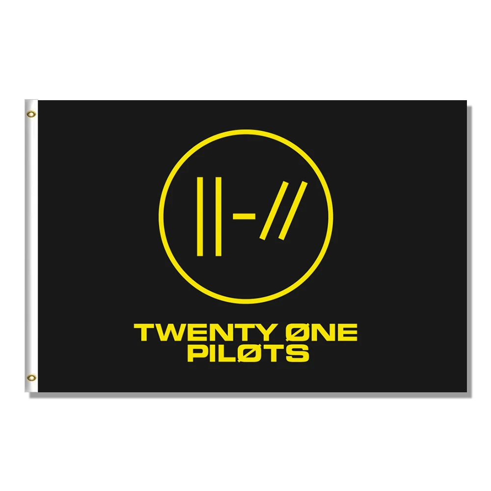 Флаг Twenty One Pilots баннер 3x5 футов 90x150 см декоративный флаг для помещений и улицы 100D
