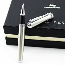 Высококачественная шариковая ручка Jinhao 750, роскошная шариковая ручка 0,7 мм, серебряная шариковая ручка для письма, деловые офисные школьные принадлежности caneta