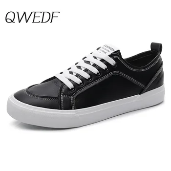

2019 Spring New Men Casual Shoes Breathable Wear Resistant Shoes Comfortable Summer White Round Toe Lace up Flat Snekaers Z2-39
