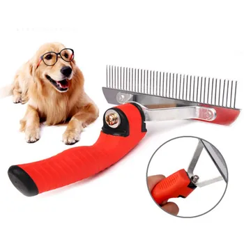 

Pet Rake Comb for Dogs Brush Short Long Hair Fur Shedding Remove Cat Dog Brush Grooming Tools Dog Hair Removal Comb