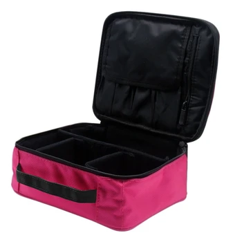 

Women Cosmetic Bag Travel Cosmetic Organizer Zipper Portable Makeup Bag Designers Trunk Make Up Bags Pink