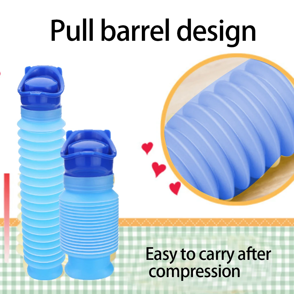  750 ML High Capacity Portable Car Toilet Potty Emergency Urinal Camping Urination Bottle Convenient