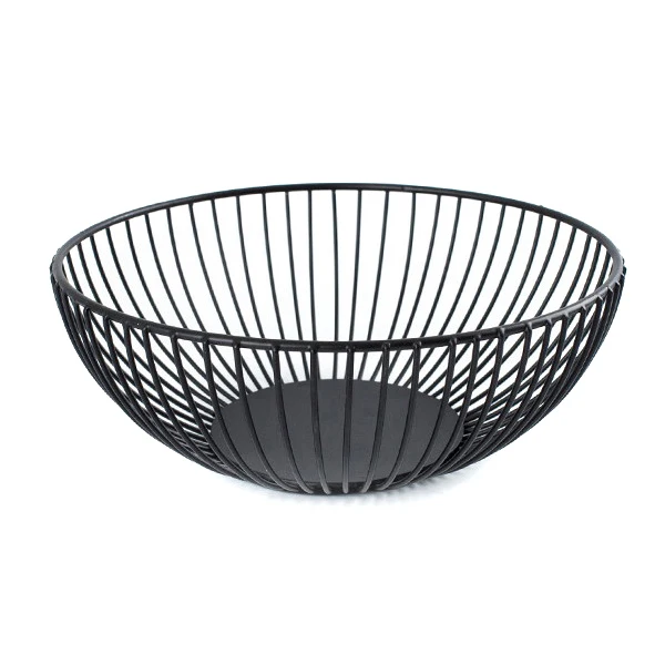 Fruit Holder Vegetable Basket Iron Wire Candy Biscuit Bowls Tray Kitchen Food Storage PI669