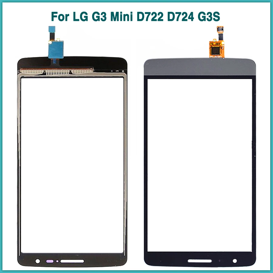 

New G3Mini Touchscreen For LG G3 Mini D722 D724 G3S Touch screen panel Digitizer Sensor Front Outer Glass