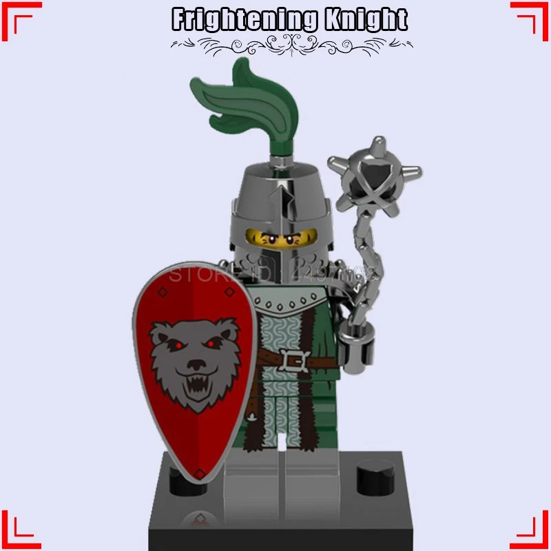 Frightening Knight 300 Спартанс Римский Воин эльф-Охотник Арес король персонаж фильма строительные технические блоки Хоббит детские игрушки звездные армейские солдаты войны - Цвет: Frightening Knight