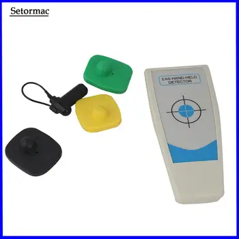 

Security Tag Detector RF8.2Mhz Handheld Label Tester Checkpoint Alarm System Compatible Sound Light Alarm