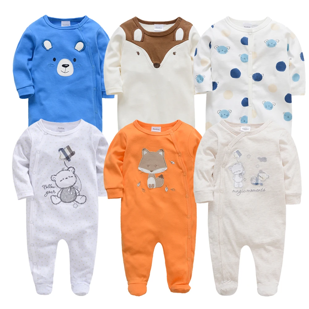 Коллекция года, 6 шт./партия, детские комбинезоны, roupa de bebes, Одежда для новорожденных мальчиков и девочек летний хлопковый комбинезон на возраст от 0 до 12 месяцев, Одежда для младенцев