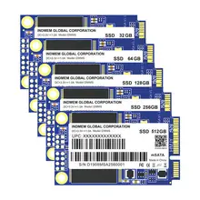 INDMEM mSata SSD MLC Sata 256GB 128GB 64GB 32GB HD mSata SSD 120GB 240GB 512G Internal Solid State Hard Drive Disco Duro SSD MLC