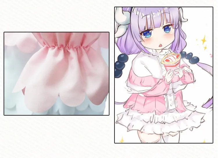 Новинка; костюм для косплея горничной tohru с изображением дракона Кобаяши; костюм горничной дракона мисс Кобаяши; костюм для косплея Канны Камуи