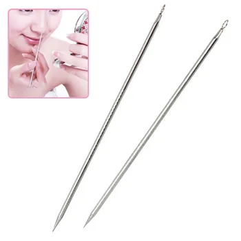 

Newly 2pcs Blackhead Remover Pimple Comedone Extractor Tool Acne Blemish Removal Kit CTN88