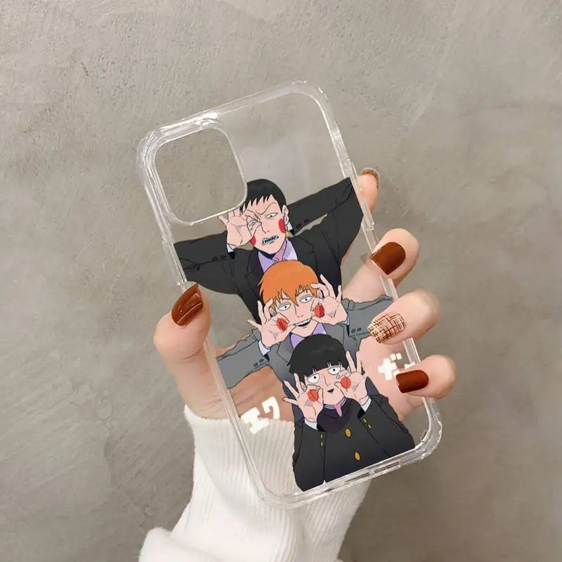 Mob Psycho 100 Anime Phone Case for iphone 13 11 12 pro XS MAX 8 7 6 6S Plus X 5S SE 2020 XR case Mob Psycho 100 Anime Phone Case for iphone 13 11 12 pro XS MAX 8 7 6 6S Plus X 5S SE 2020 XR case