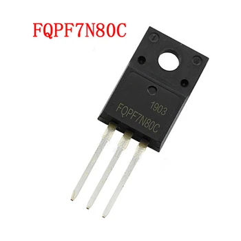 

10pcs FQPF7N80C TO-220F FQPF7N80 TO-220 7N80 7N80C 800V 7A new original