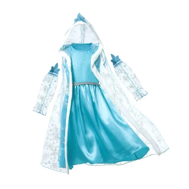 Elsa Dress I Детское нарядное платье Эльзы и Анны костюмы принцессы для коронации для девочек, новинка года, одежда королевы из фильма вечерние костюмы Анны на Хэллоуин - Цвет: Elsa Dress I