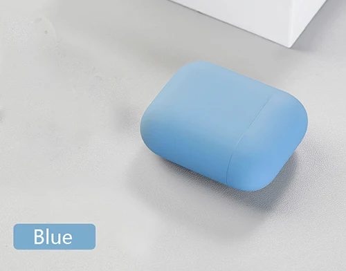 Жидкий силиконовый чехол для Apple Airpods 2 Тонкий чехол Чехлы Многоцветный Защитный нежная кожа для Airpods дропшиппинг