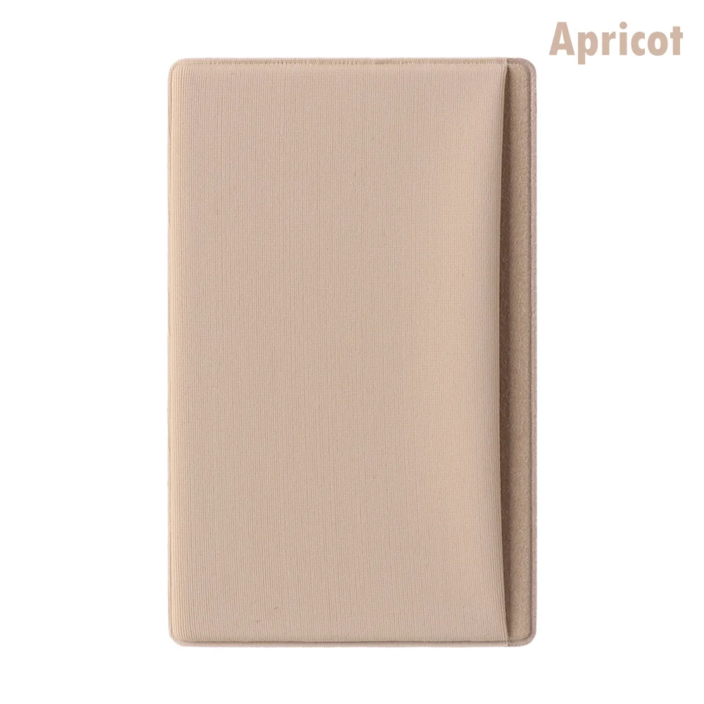 apricot 1 шт. эластичный растягивающийся лайкровый клейкий кошелек для сотового телефона Карманный ID кредитный держатель для карт наклейка Карманный чехол держатель для карт для сотового телефона - Цвет: apricot