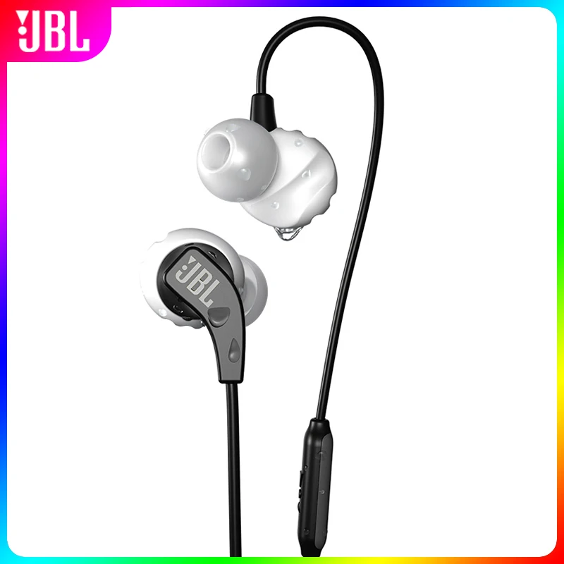 Наушники JBL Endurance Run In ear, спортивные наушники с защитой от пота и басов, магнитные наушники в линии управления, Handsfree с микрофоном для iPhone Android|Наушники и гарнитуры| | АлиЭкспресс