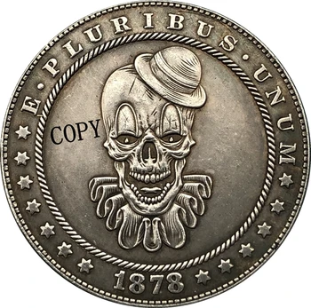 

Hobo Nickel 1878-CC USA Morgan Dollar COIN COPY Type 179