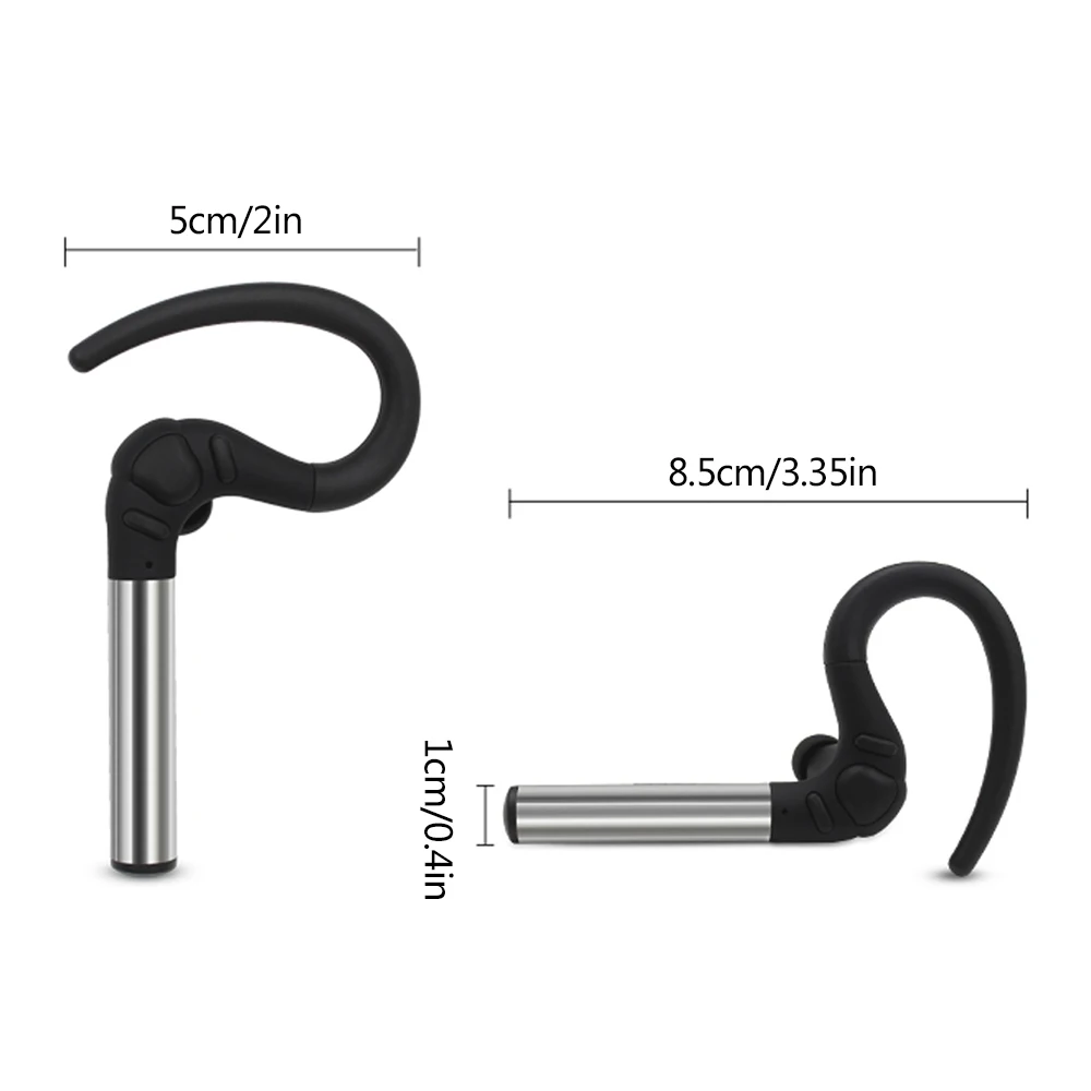 Bluetooth V4.1 Wireless Earphones Built-in Mic Stereo Ear Hook Headset Headphone