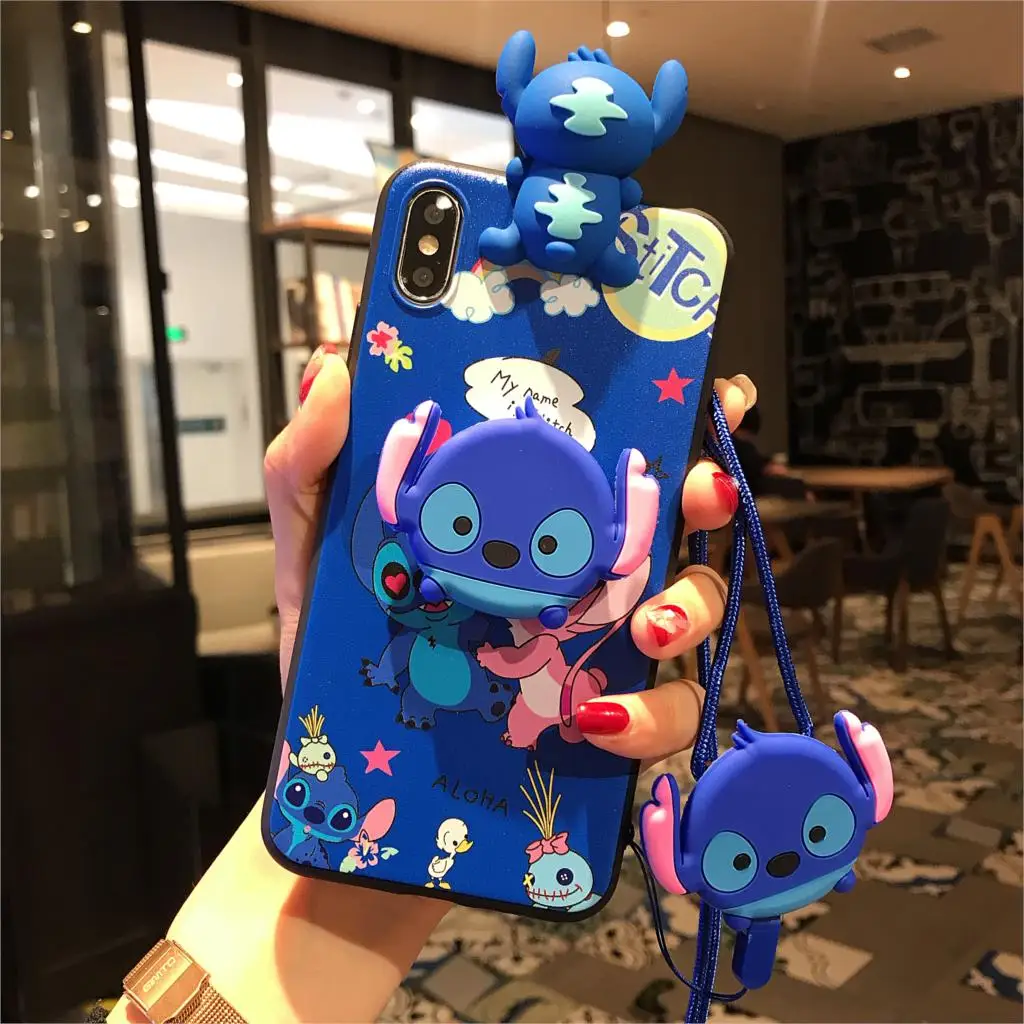 Для huawei P20 P30 Lite Pro mate 10 20 lite Y7 Y9 Honor 8x 9x чехол стежка Мягкий ТПУ чехол для телефона ремешок веревка Чехол - Цвет: Case Holder Rope