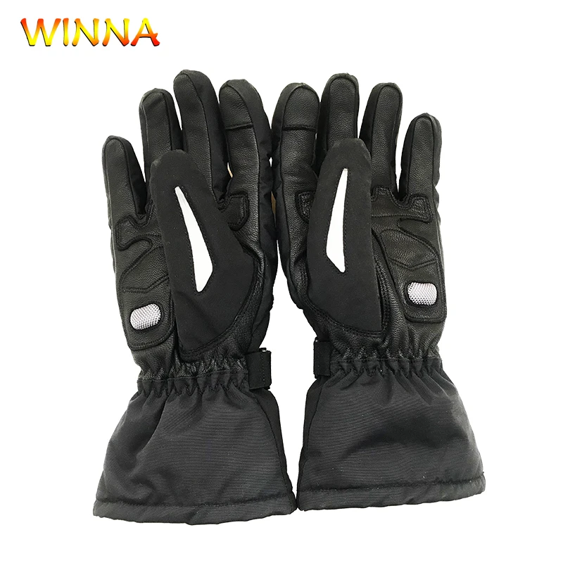 Best Gift Rechargeable Heating Gloves with 2200 Mah Battery Waterproof Thermal Electric Motorcycle Heating Gloves Touch Screen